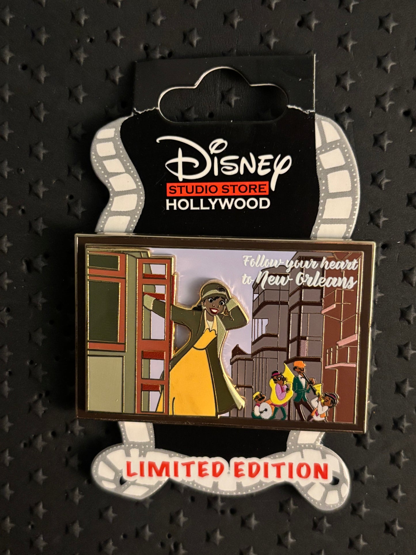 Tiana New Orleans Postcard DSSH pin
