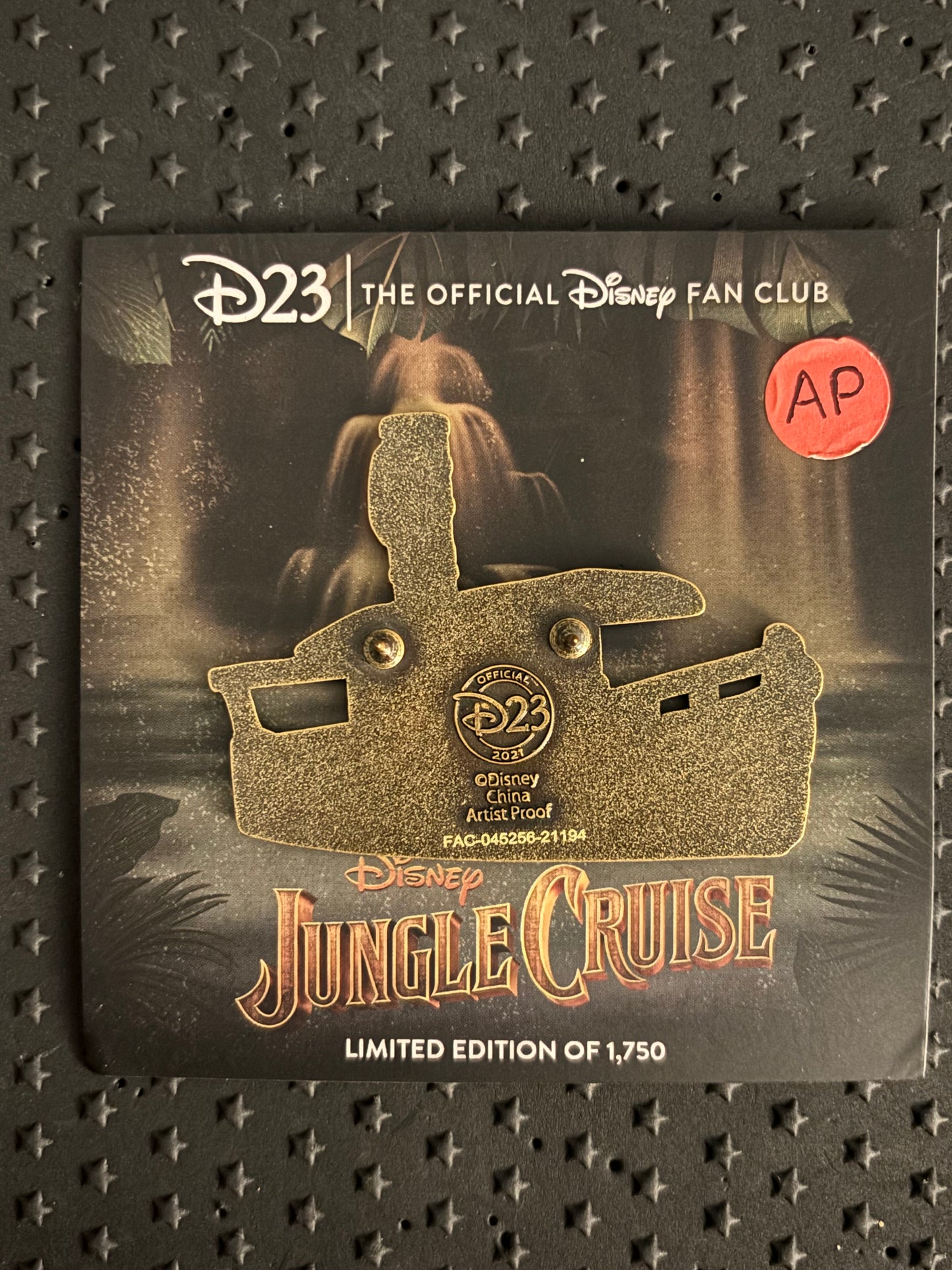 Jungle Cruise D23 Artist Proof pin