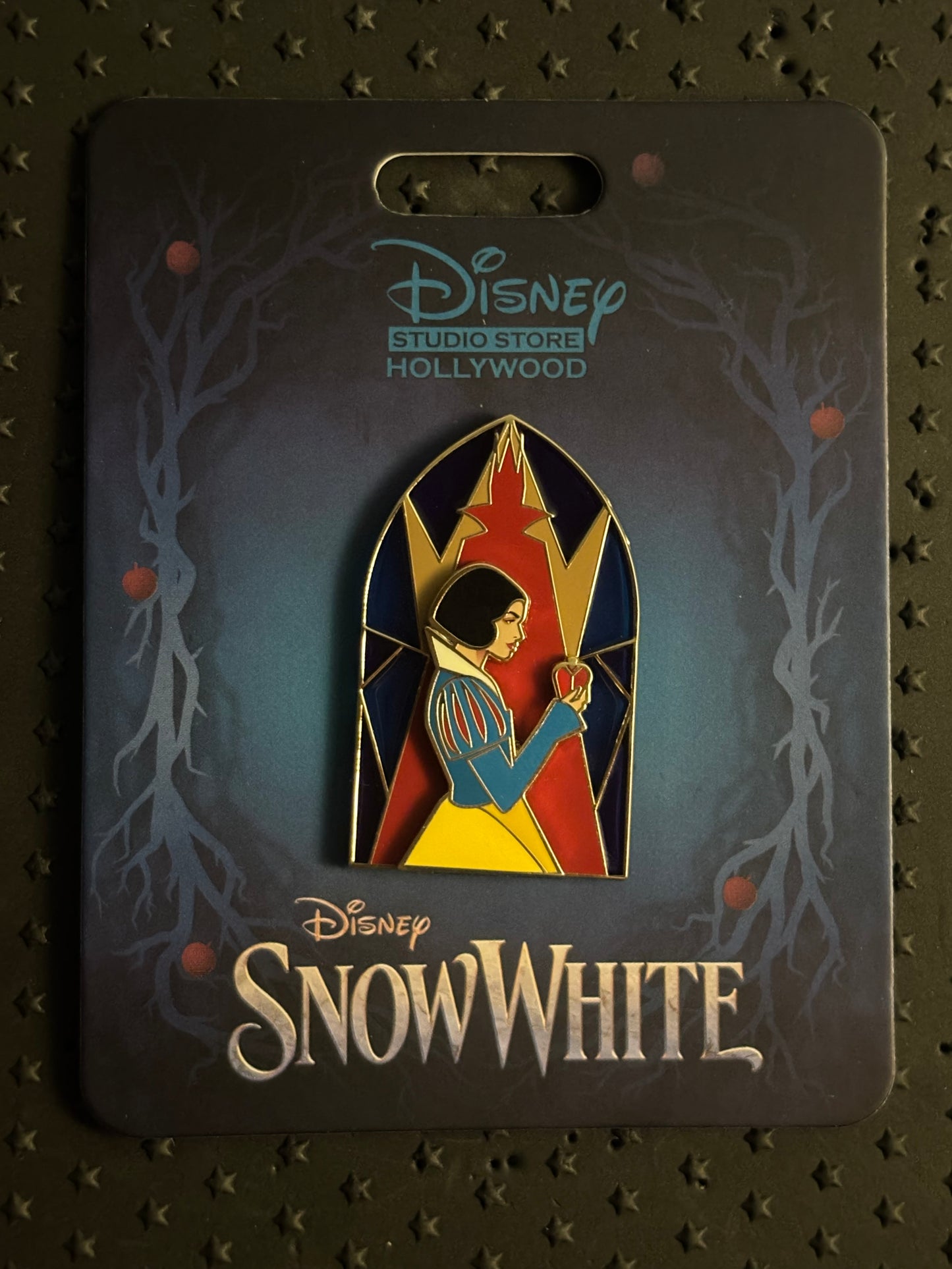 Snow White stained glass DSSH pin