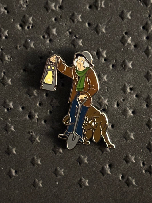 Tiny Kingdom WDI Haunted Mansion Caretaker & Dog pin