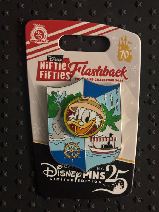 Ludwig Adventureland Banner pin
