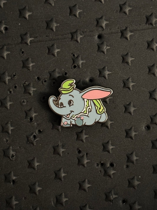 Tiny Kingdom Series 3 Green Dumbo the Flying Elephant pin