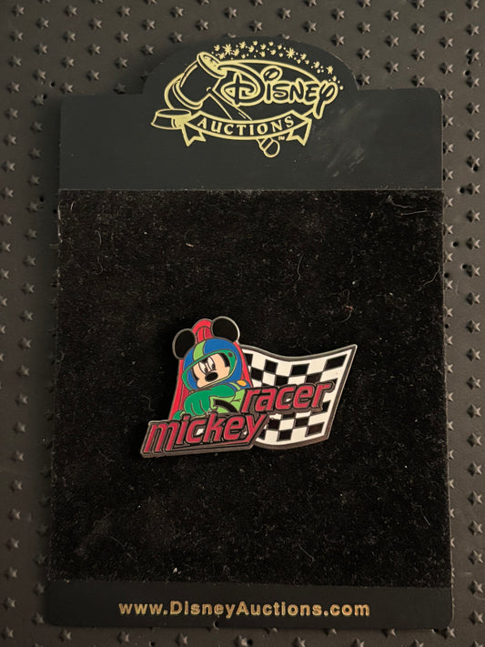 Mickey Racer driver Disney Auctions pin