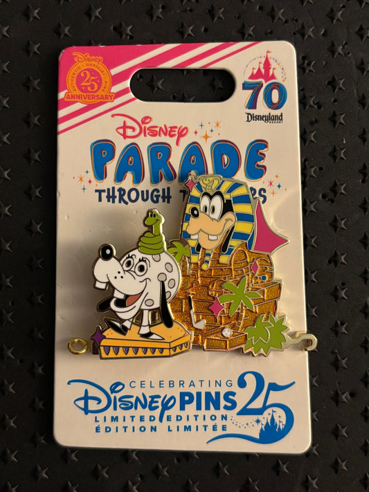 Parade Through the Years - The World According to Goofy DLR pin