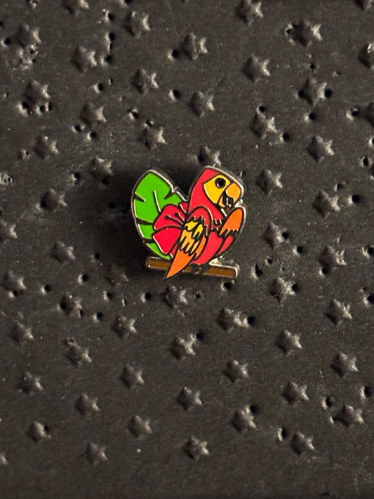 Tiny Kingdom Series 3 WDW Red Enchanted Tiki Room Parrot pin