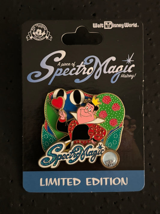 Queen of Hearts Piece of Spectromagic Parade pin