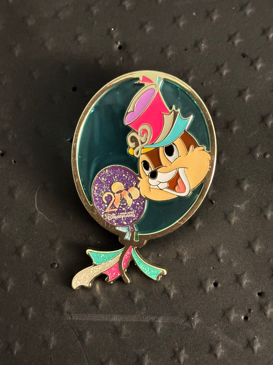 Chip Balloon HKDL 20th Anniversary mystery box pin