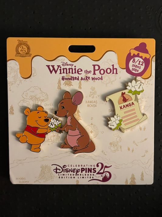 Winnie the Pooh & Kanga Hundred Acre Wood pin set