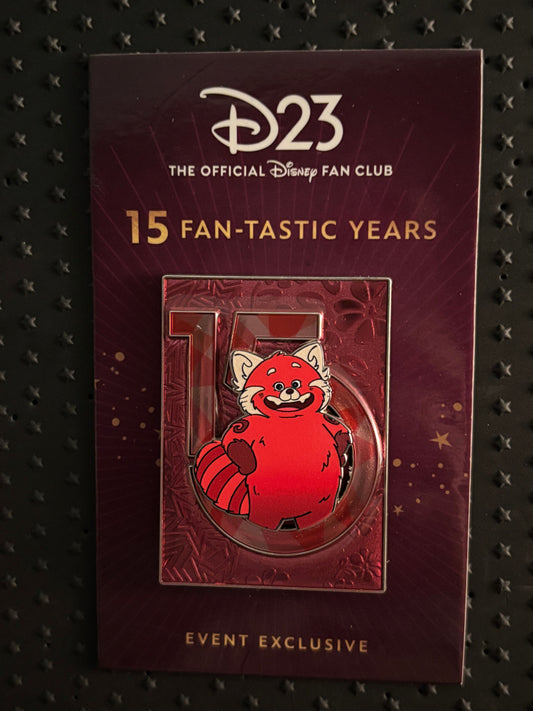 Mei Panda D23 15th Anniversary pin