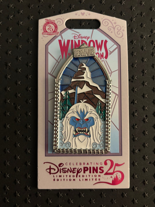 Windows of Attraction Matterhorn Yeti DLR pin