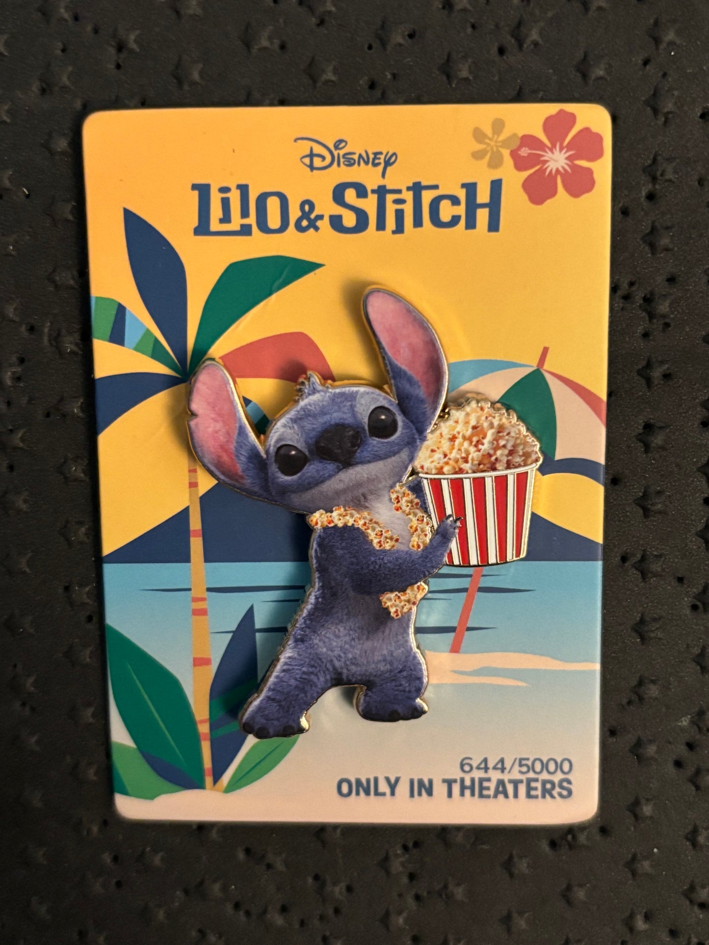 Stitch with popcorn Fandango pin