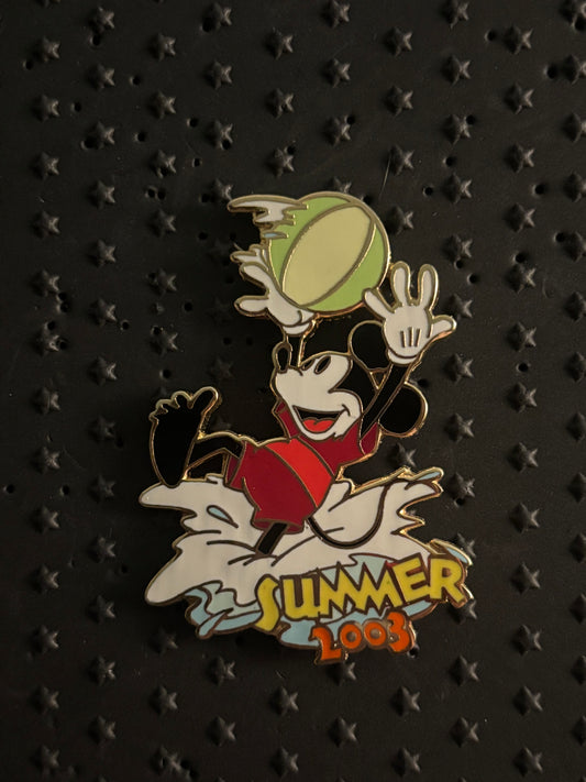Mickey with beach ball Summer 2003 pin