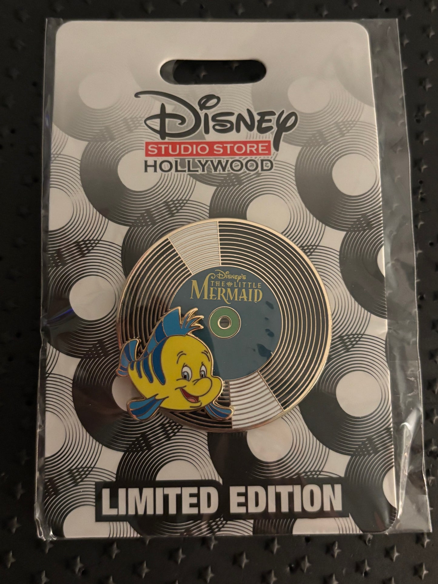 The Little Mermaid Flounder DSSH Vinyl pin