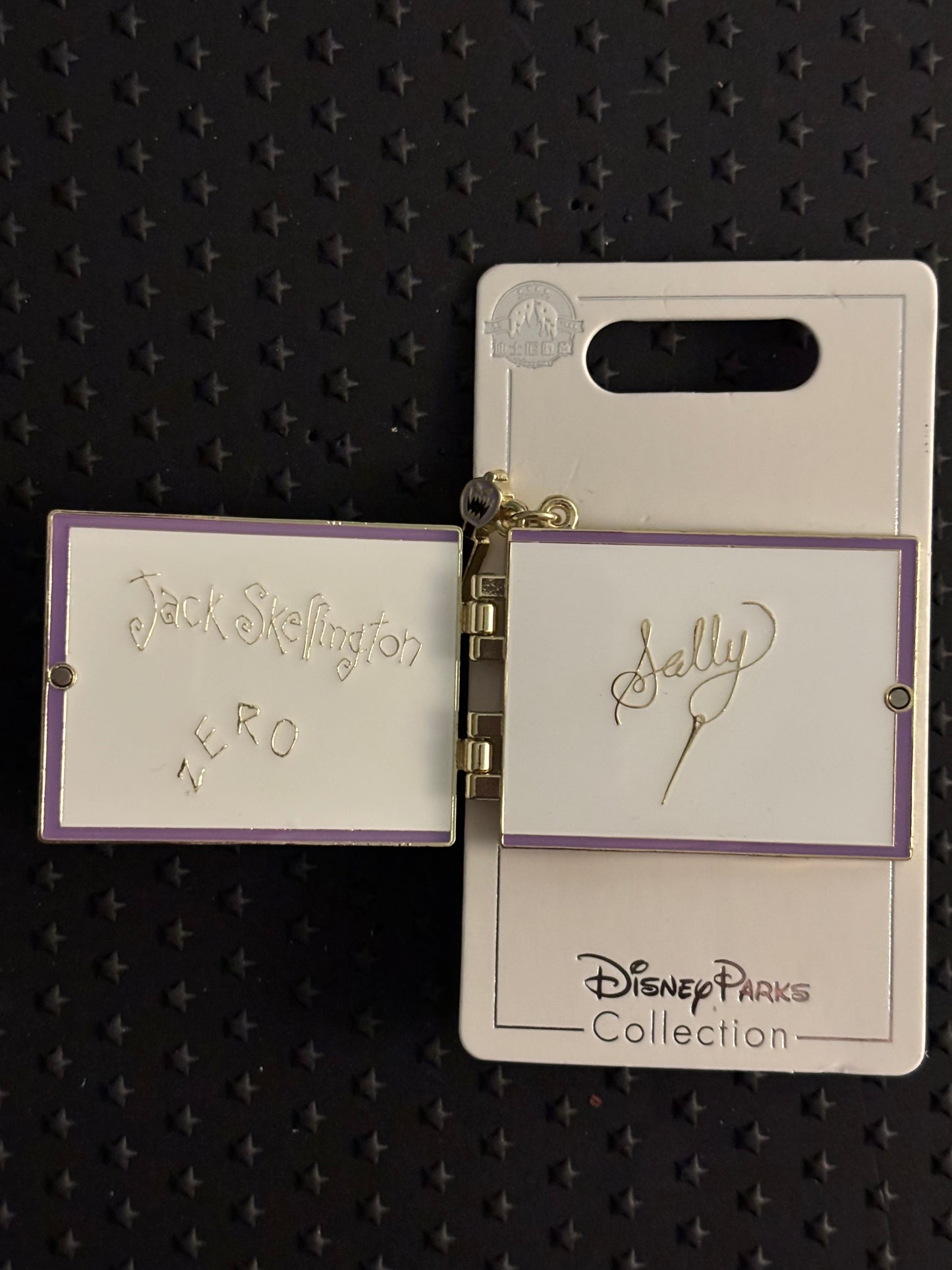 Nightmare Before Christmas autograph book hinge pin