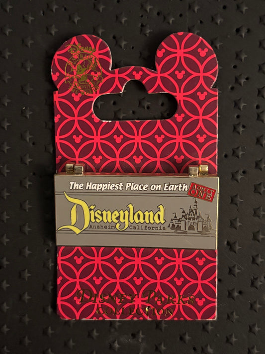 Disneyland Vintage Ticket Book hinge pin