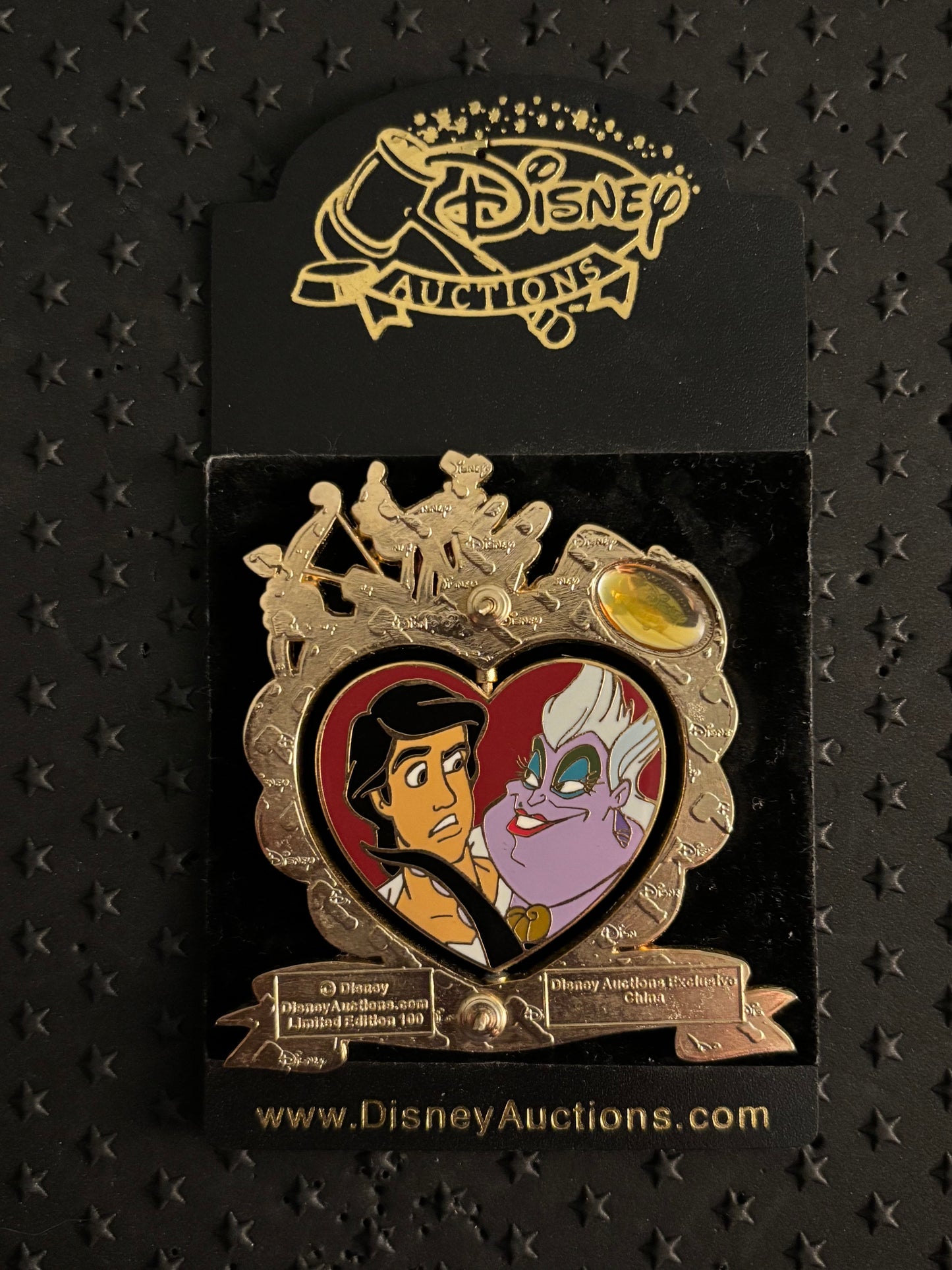 Ariel & Prince Eric - A Goofed-Up Valentines Day Auctions pin