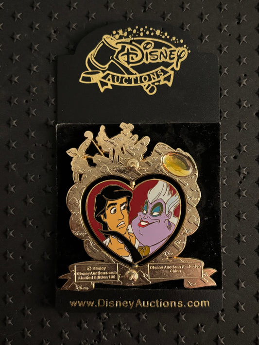 Ariel & Prince Eric - A Goofed-Up Valentines Day Auctions pin