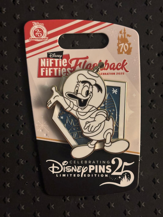 Donald Duck Flashback Tomorrowland pin