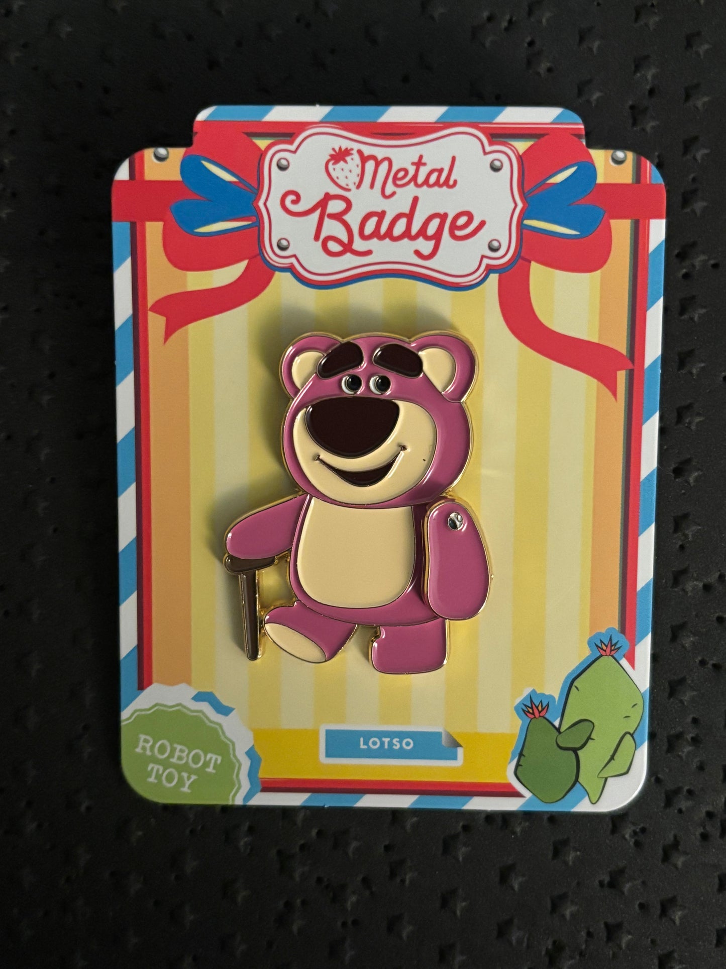Lotso Toy Story Miniso pin