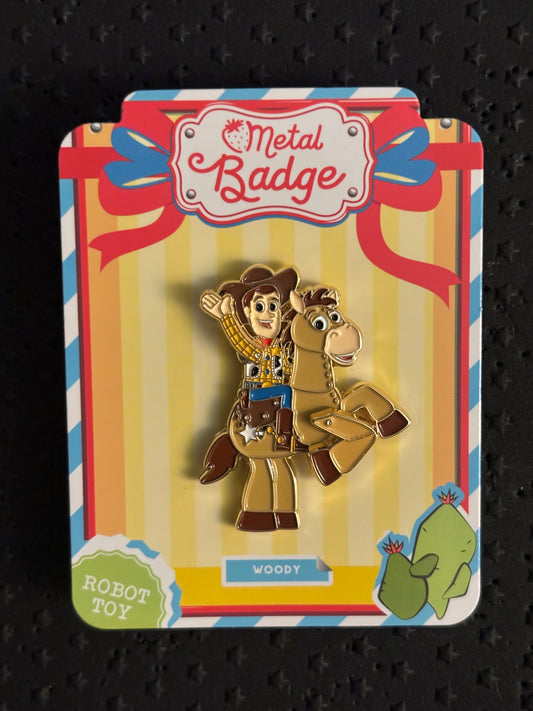 Woody & Bullseye Toy Story Miniso pin