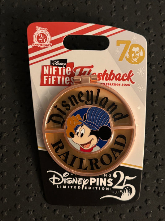 Railroad Walt’s Vision Niftie Fifties pin