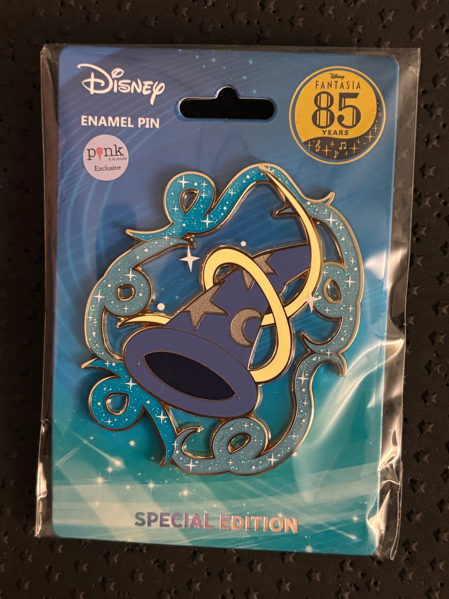 Sorcerer Mickey Hat 85th Anniversary Pink a la Mode pin